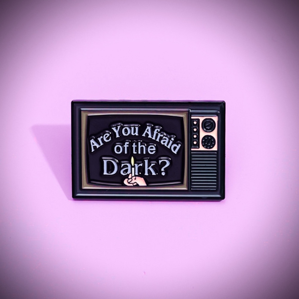 90'S NICKELODEON NOSTALGIA "ARE YOU AFRAID OF THE DARK" TV ENAMEL PIN BROOCH NWT - Picture 3 of 12